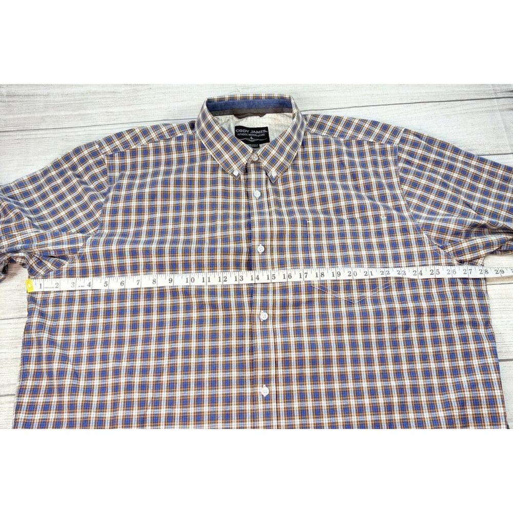 Cody James Men’s Western Long Sleeve Collared Button Up Shirt Plaid Size 3XLT - Picture 4 of 8